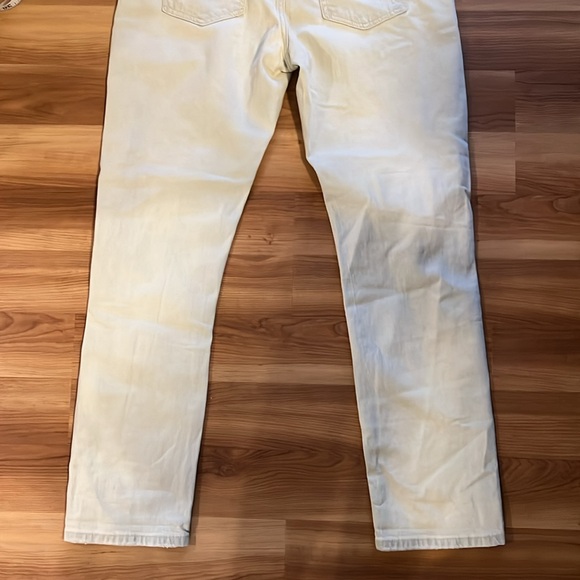 Pilcro Anthropologie Mid-Rise Slim Boyfriend Jeans Ocean Studio Light Wash NEW - Picture 16 of 16